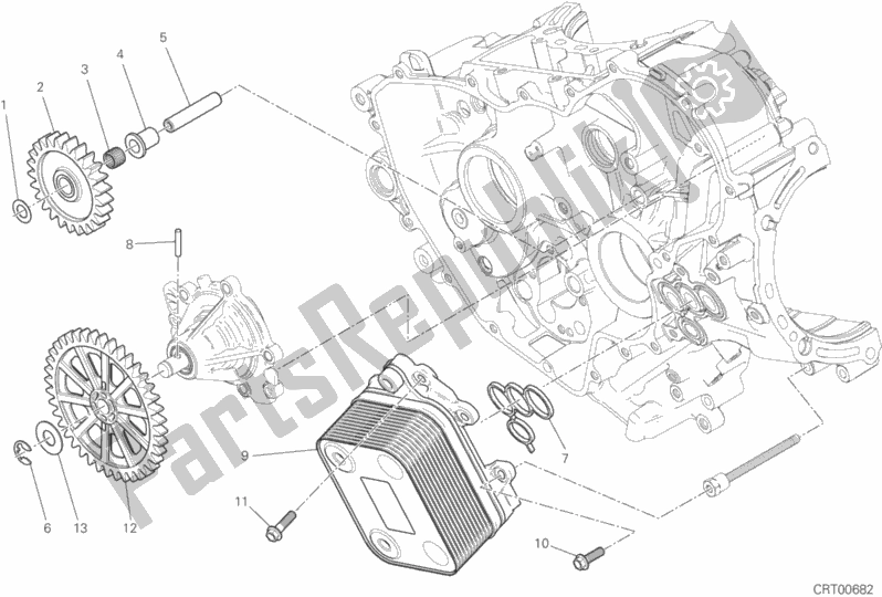 Todas as partes de Pompa Acqua do Ducati Superbike 1299S ABS 2015